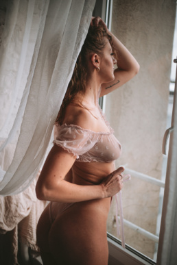 red dress studio sesja kobieca buduarowa żory katowice wodzisław rybnik jastrzębie śląsk fotograf