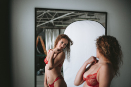 red dress studio sesja kobieca buduarowa żory katowice wodzisław rybnik jastrzębie śląsk fotograf