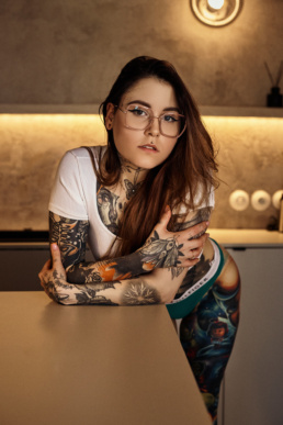 red dress studio sesja kobieca buduarowa żory katowice wodzisław rybnik jastrzębie śląsk fotograf