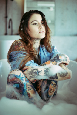 red dress studio sesja kobieca buduarowa żory katowice wodzisław rybnik jastrzębie śląsk fotograf