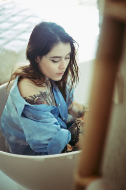 red dress studio sesja kobieca buduarowa żory katowice wodzisław rybnik jastrzębie śląsk fotograf