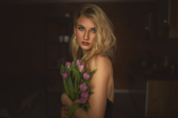 red dress studio sesja kobieca buduarowa żory katowice wodzisław rybnik jastrzębie śląsk fotograf