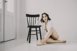 red dress studio sesja kobieca buduarowa żory katowice wodzisław rybnik jastrzębie śląsk fotograf