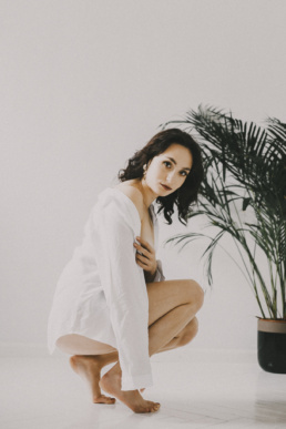 red dress studio sesja kobieca buduarowa żory katowice wodzisław rybnik jastrzębie śląsk fotograf