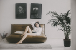 red dress studio sesja kobieca buduarowa żory katowice wodzisław rybnik jastrzębie śląsk fotograf