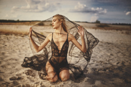 red dress studio sesja kobieca buduarowa żory katowice wodzisław rybnik jastrzębie śląsk fotograf
