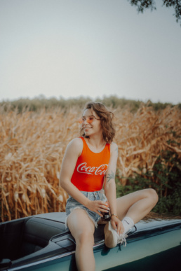 80, Bytom, Gliwice, Jastrzębie, Katowice, Racibórz, Rybnik, Wodzisław, aesthetic, audia, auto, cabrio, coca, cola, elegancka, fotograf, fotografia, kobieta, plener, samochód, sesja kobieca, studio, Śląsk, Żory